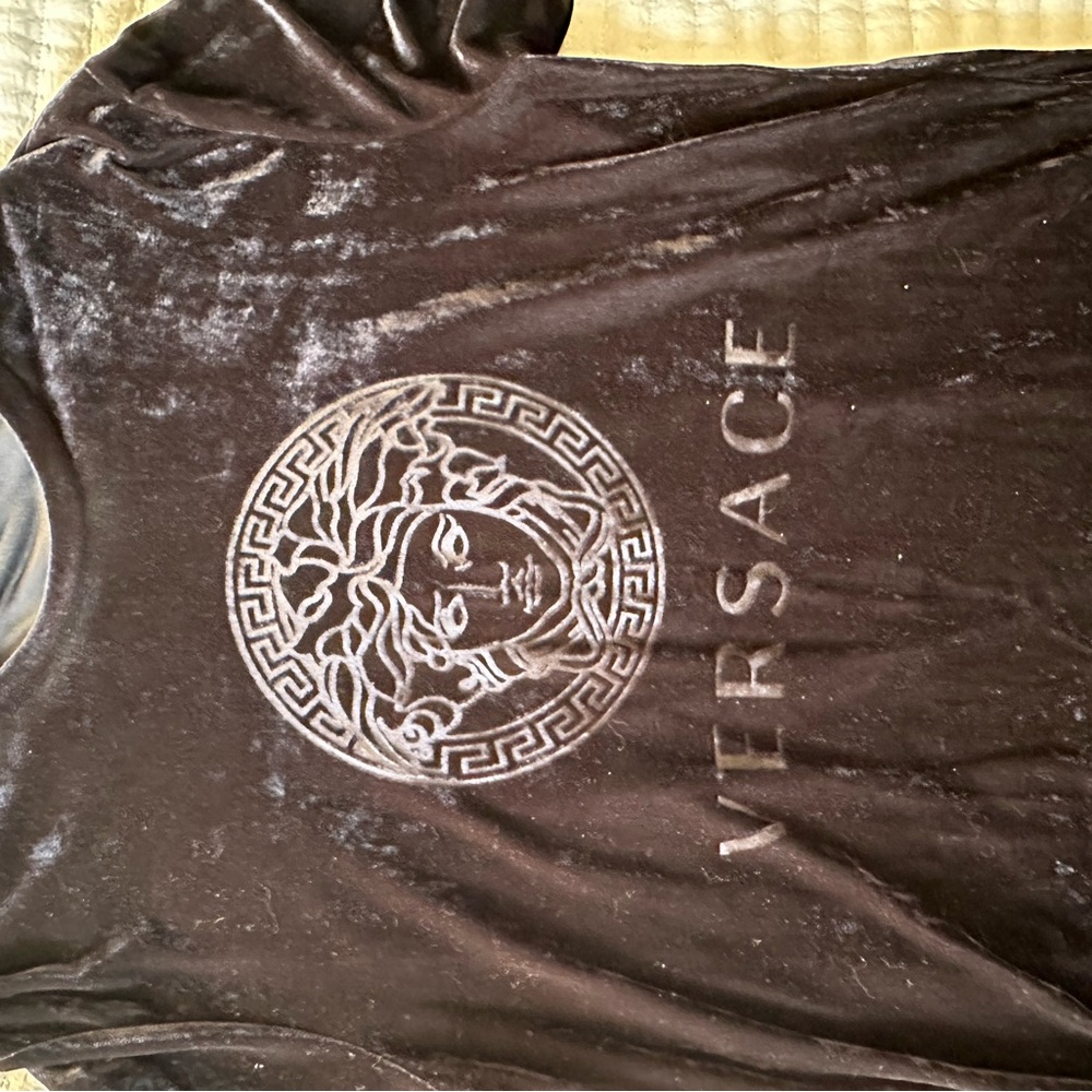 Authentic Large Velour Versace tee
